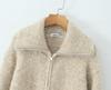 2025 Autumn/Winter Women's Double Zipper Lapel Cardigan Sweater - Versatile Casual Top