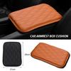 Car Leather Armrest Cushion Universal Pad Center Console Box Protect Trim Cover