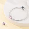 Original Copper Charms Luxury Pink Scooter Cat Animal Beads Fit Bracelet Diy Women Making Delicate Gift