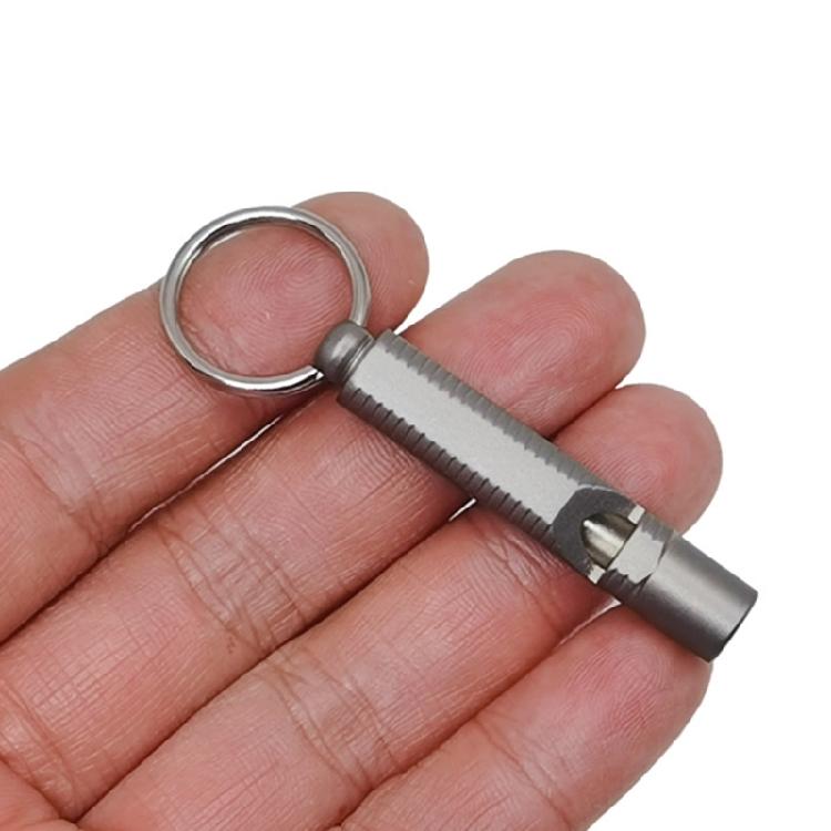 Titanové píšťalky pro přežití Extra hlasité Outdoorové nouzové píšťalky pro ženy Muže