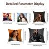 Actress Jessica Chastain Cushion Cover Cushion Cover Set 4Pcs 50X50 45X45 40X40 Pillowcase Decorative Sofa Home Decor