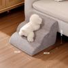 Removable Non-slip Pet Stairs: Washable Dog Ramp & Auxiliary Steps for Beds