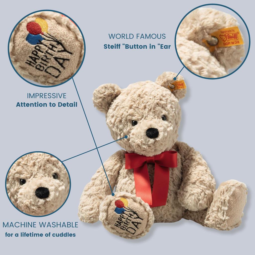 Steiff Jimmy Happy Birthday Teddy 35cm Bear,