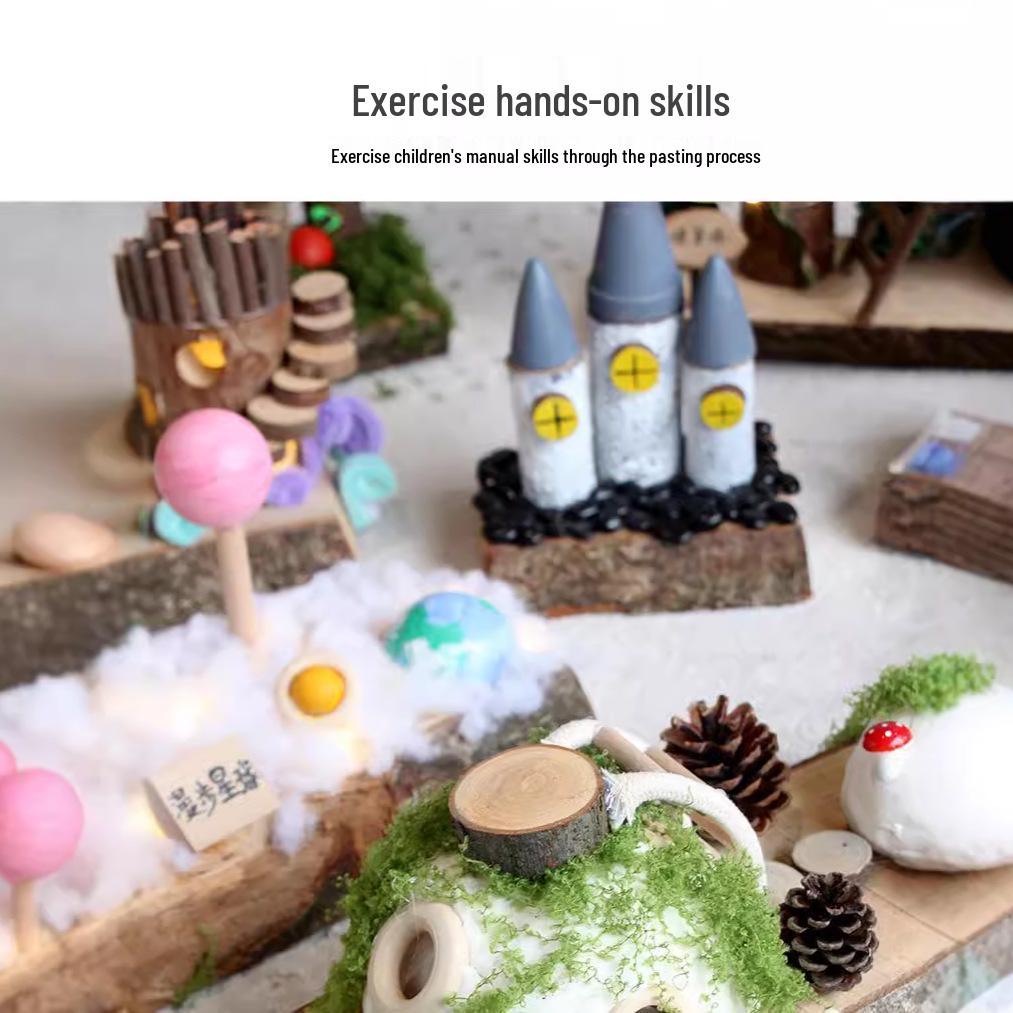 DIY Wooden Treehouse Building Kit for Kids: Creative & Educational Toy