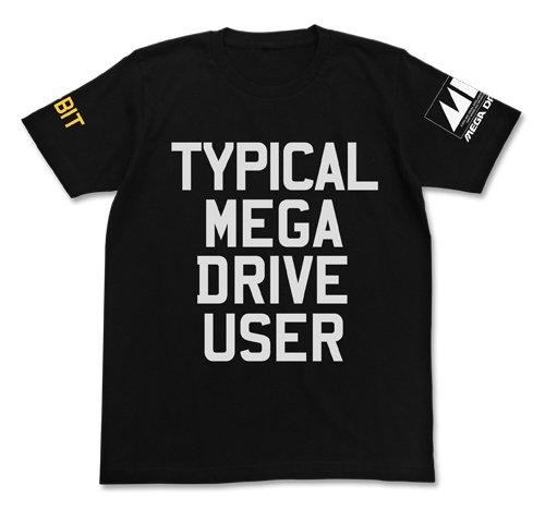 

Mega Drive Typical Mega Drive User T-Shirt, Black, XL Size
