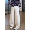 Plus Size Women's Fleece Lined Wide Leg Jeans - Winter 2024 Edition