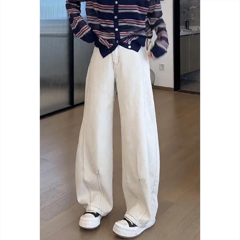 Plus Size Women's Fleece Lined Wide Leg Jeans - Winter 2024 Edition