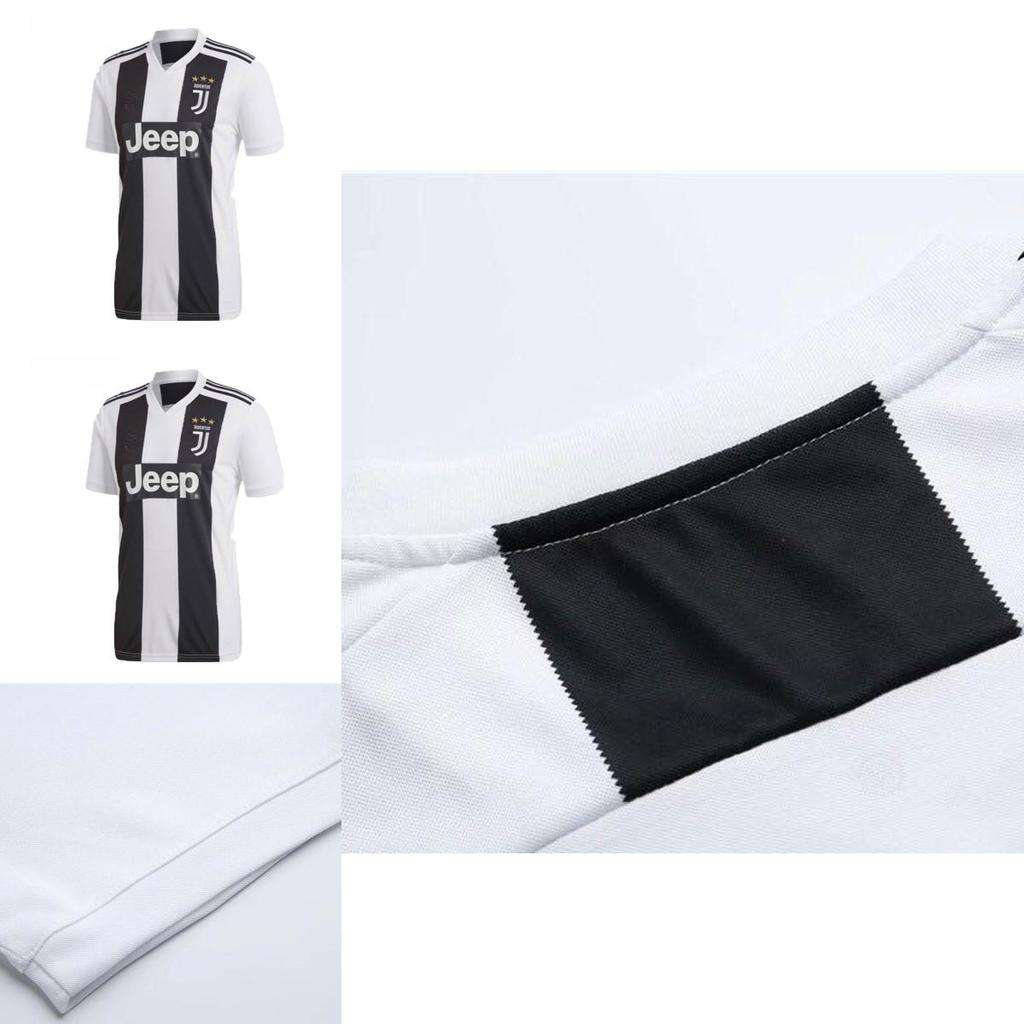 Juventus Ronaldo Cristiano Home Shirt Football Whiteblack Color 2018 2019 Seria
