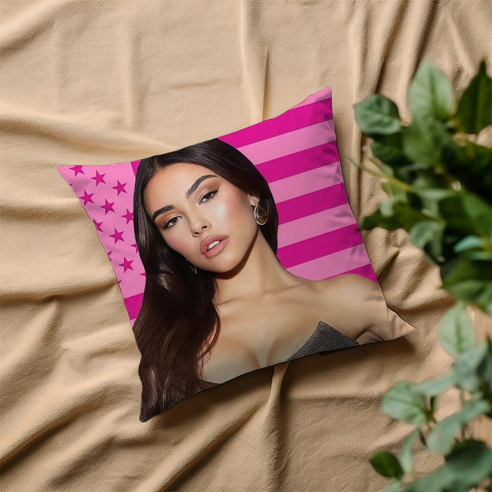 M-Madison B-Beer Singer Cushion Cover Home Bedding Sofa Living Room Pillowcase Simple Soft Skin Cushion Cover Party Gift