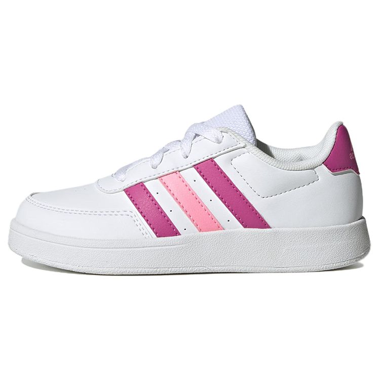 Adidas Neo Breaknet 2.0 Non-Slip Low-Top Kids Skate Shoes Kids Sneakers White Pink HP8959
