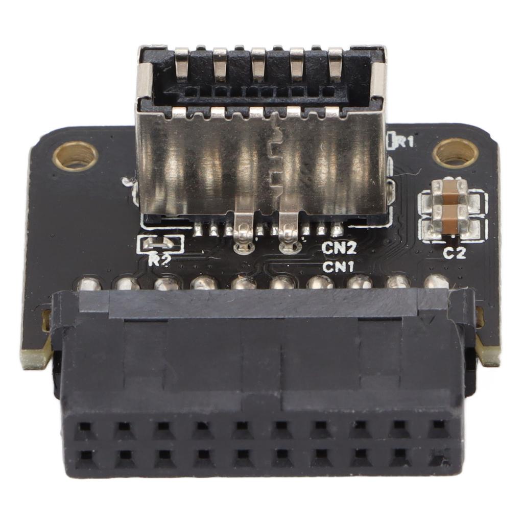 Computer Chassis Adapter USB3.0 19P 20P To TypeE 90  Degrees  Transfer Angle Design Positive Card Slot Converter