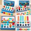 Wooden Shape Sorting Toy For Kids With Color Recognition And Cognitive Development
