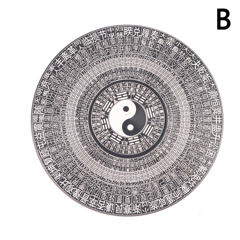 

Китайский Тайцзи Багуа вращающийся компас фэн-шуй из алюминиевого сплава китайские товары для мастеров, благословение удачи, украшения для домашнего декора