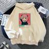 SPY X FAMILY Hoodie Anya Forger Harajuku Kawaii Manga Spyxfamily Sweatshirt Hoody Casual Streetwear Anime Unisex Graphic New