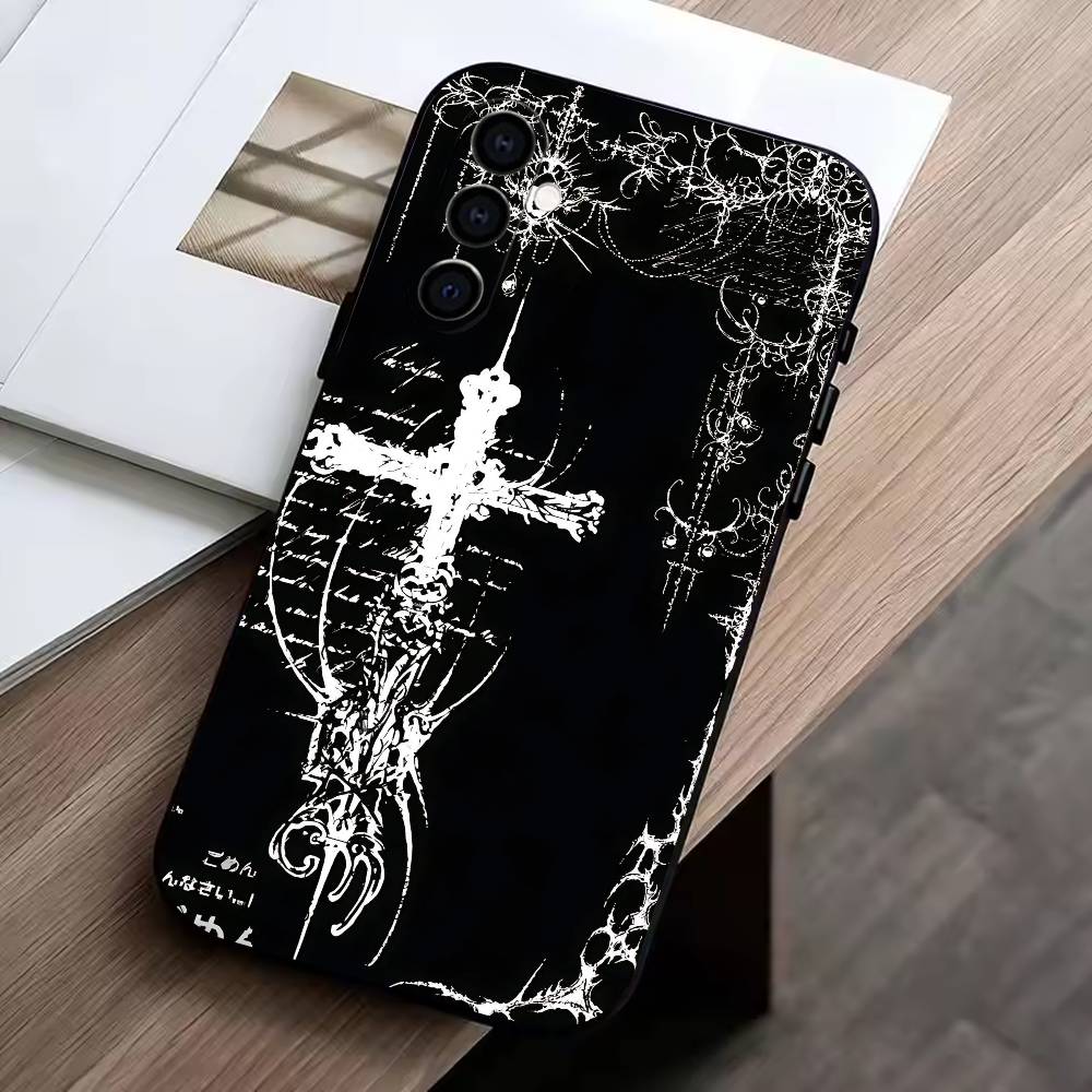 Cyber Sigil Cross   Phone Case For Samsung Galaxy A73,A72,A71,A70,A53,A52,A51,Others Soft Black Cover