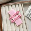 Funny Alloy Candy-colored Cute Hairpin Solid Color Hairpin with Wavy Side Hair Accessories