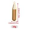 Sinkers For Fishing Lines Copper Drop Shot Weights Water Drop Sinkers Practical Saltwater Fishing Sinkers Fishing Supplies Tool