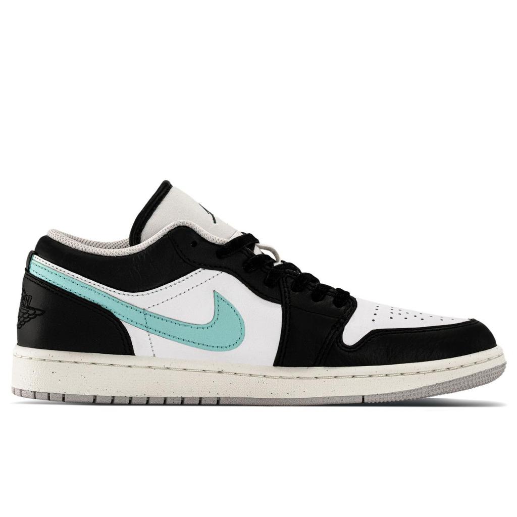 Jordan Air Jordan 1 Abrasion Resistant Breathable Abrasion Resistant Breathable Low top Vintage Basketball Shoes Unisex FQ7687-300(TeamA-)