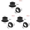 Black Ventilation Pipe Joint ABS Exhaust Pipe Connector Wall Flange Connector  Ventilation Pipe
