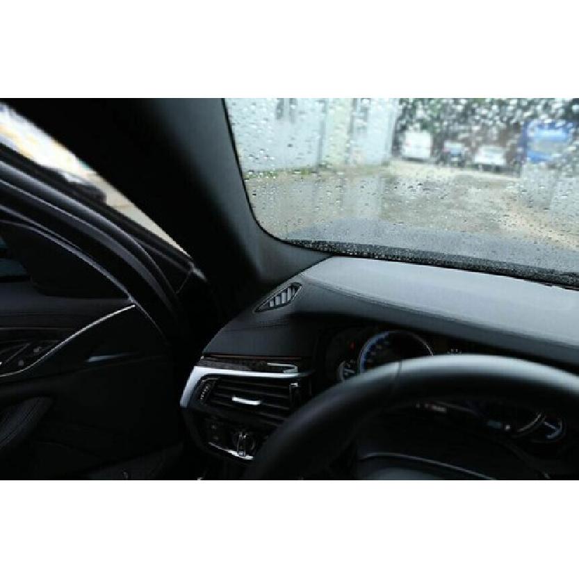 For BMW 5 Series 2018- Dry Carbon Fiber Dashboard Air Outlet Vent Cover Trim
