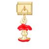 Y2K Creative Heart Moon Butterfly Star Bow Golden Pendant Italian Charm Links Fit 9mm Stainless Steel Bracelet Women DIY Making