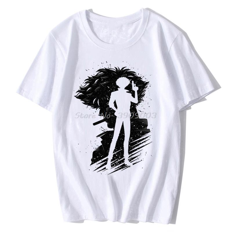 Bounty Hunter Cowboy Space Bebop Spike Spiegel Funny Anime Tshirt Men Cotton Casual Funny T Shirt Unisex Streetwear T-shirt