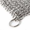 Cast Iron Cleaner Stainless Steel Cleaning Brush Rust Pot Plate Scrubber Brush Reusable Washing Net Scouring Pad Kitchen Gadgets
