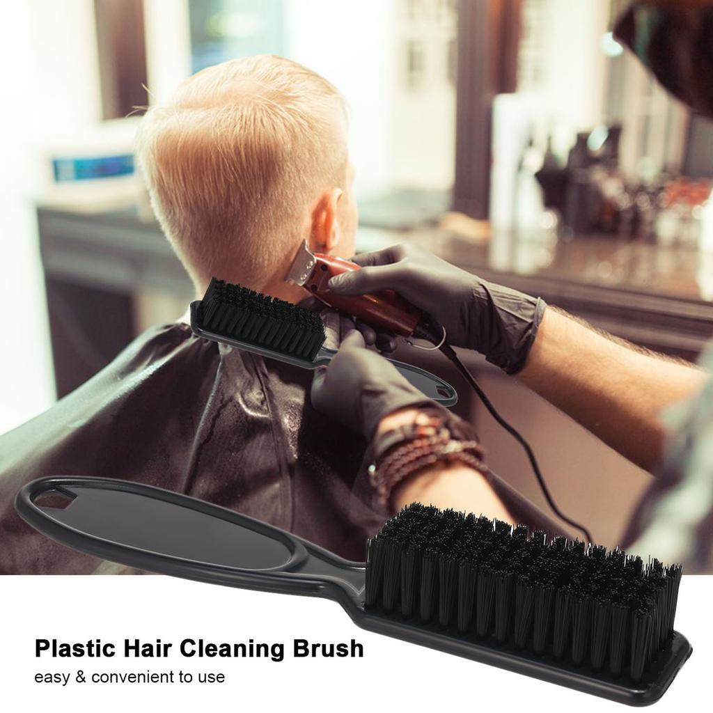 Hair Cleaning Brush with Plastic Handle Barber Neck Duster Unwanted Hair Removal Comb Hair Styling Hairdressing Tools