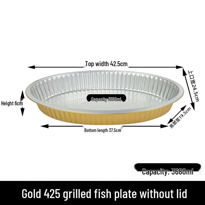 

Надвеликий Жаростійкий Контейнер з Алюмінієвої Фольги для Випікання, Тушкування та на Винос