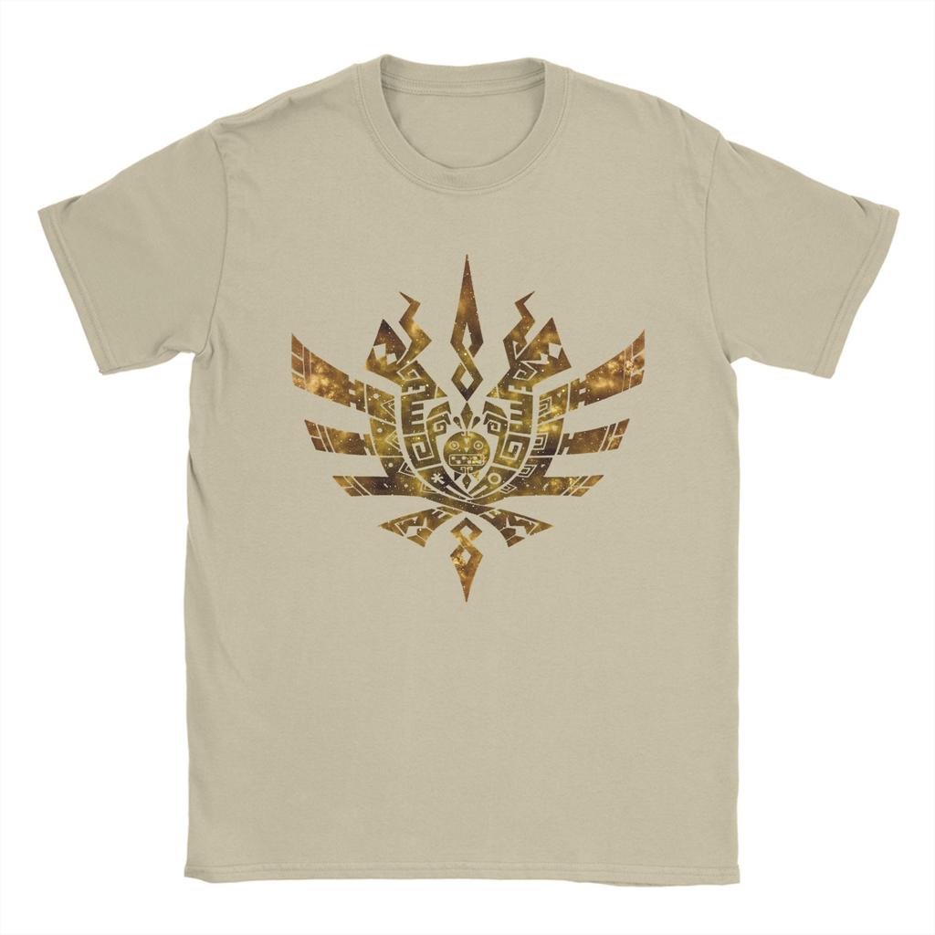 Streetwear T Shirt Summer Monster Hunter Ultimate Galaxy Logo T Shirts 100 Cotton Tee Shirt for Man Loose Short Sleeve Tees