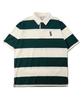 RAYFIKERS Gestreiftes Kleines Besticktes Poloshirt Mq2Tu275_Dunkelgrün