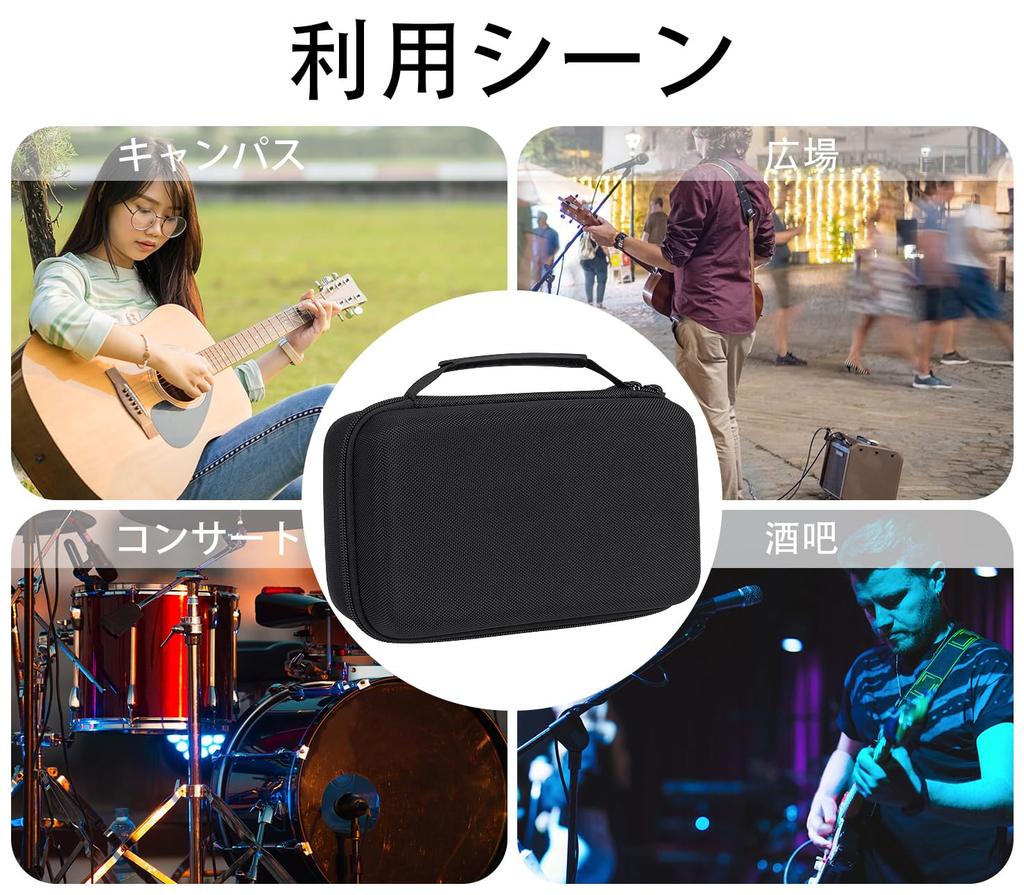 (Case Only) Protective Storage Case for VOX amPlug2 2W AC30/Classic Rock/Bass Guitar Amplifiers - Aenllosi