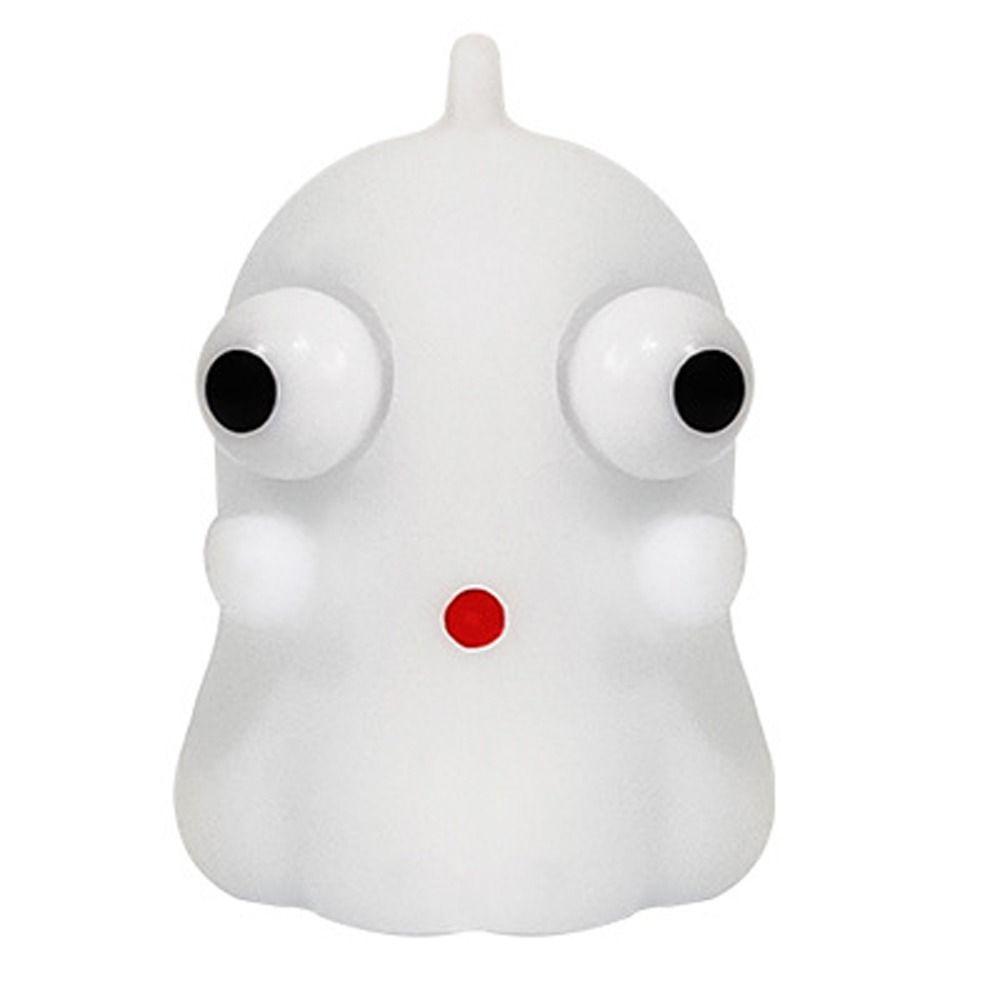 Staring Blankly Pumpkin Squeeze Toys Ghost Halloween Fidget Toy  For Adult Children