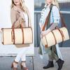 Foldable Women's Travel Convenient Carry-on Clothing Bag Large Capacity PU Leather Duffel Bag Portable Business Travel Bag