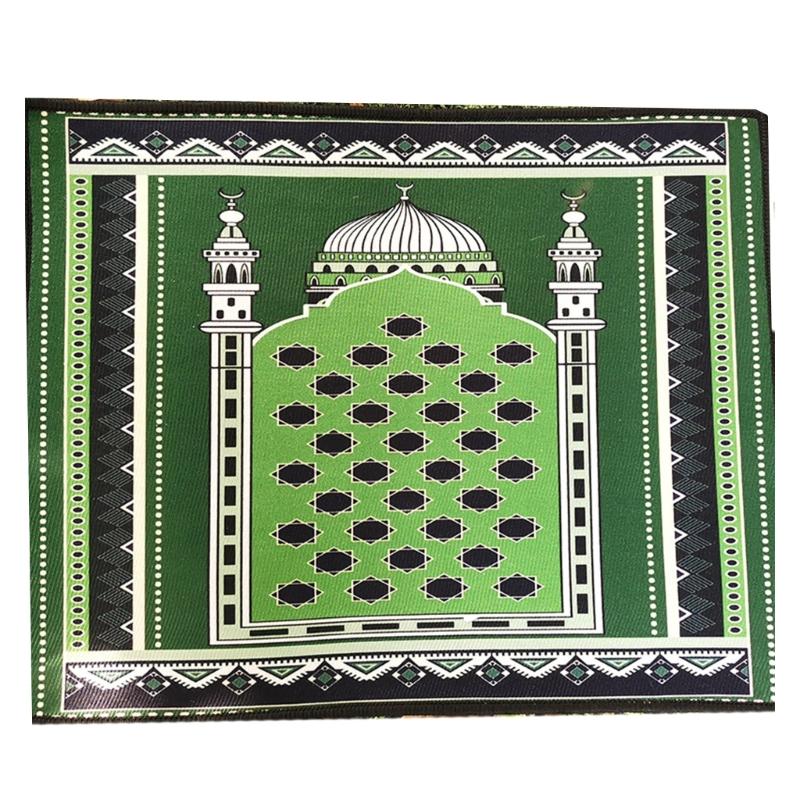 Prayer Mat Worship Blanket Worship Kneel Embossing Floor Carpets Non-slip Soft Portable Travel Prayer Rug Ramadans  Gift