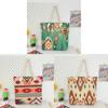 Mandala Canvas Shoulder Bag With Embroidery For Daily Use