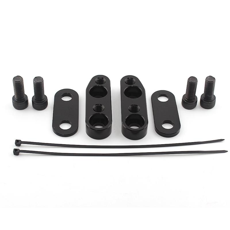 A28G-Chrome Handle Bar Clamp Adapter Mount Handlebar Riser For Honda Goldwing GL1800 Gold Wing F6B 2001-2017 Motorcycle Parts