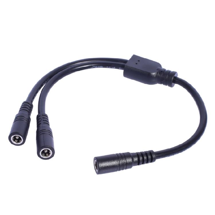 Durability DC5521 Y Splitter Extension Cable DC5.5x2.1mm Power Cord Wire for Home Security Cameras Accessories