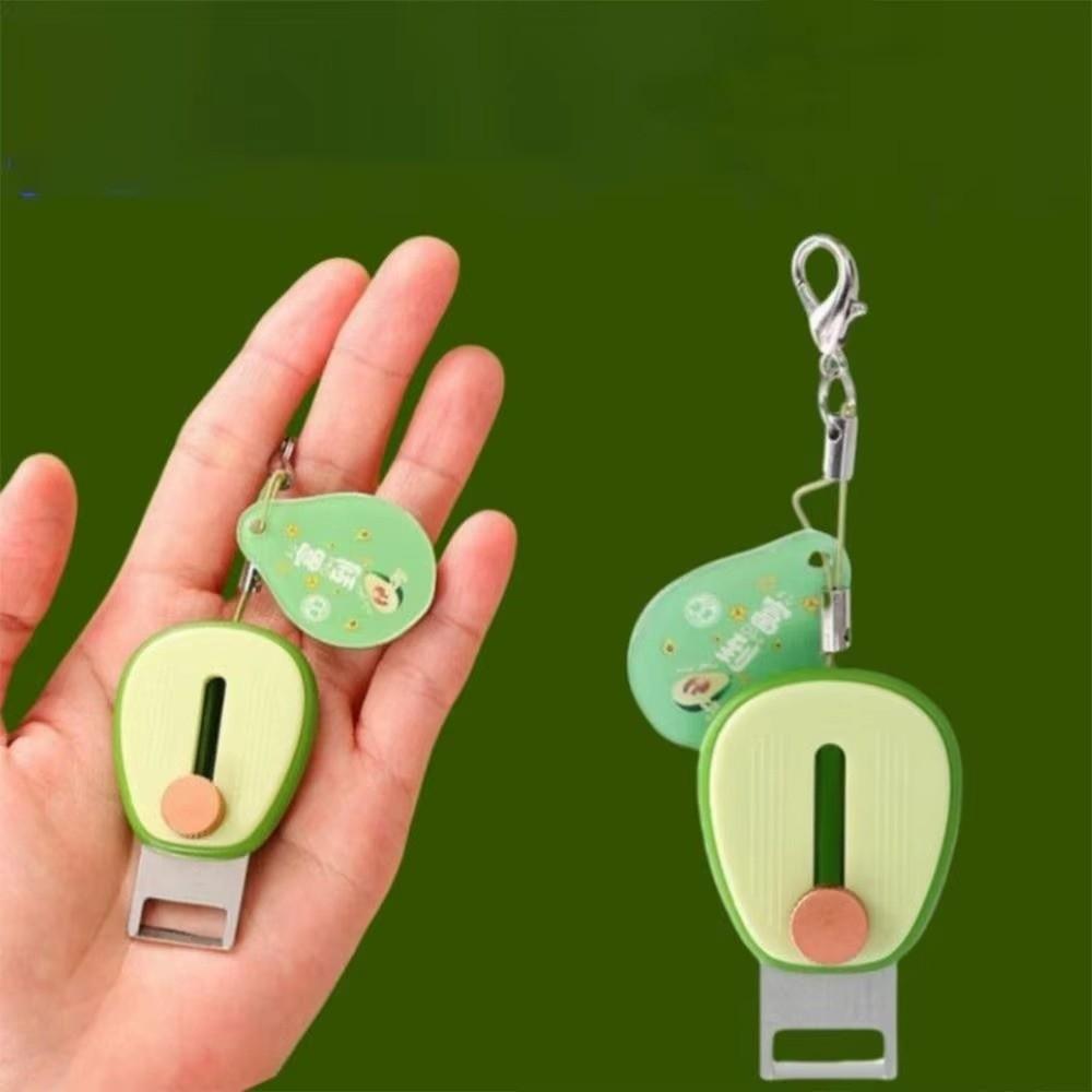 Foldable Anti-Lost Keychain Peeler Retractable Design Multi-Functional Peeler Picnic