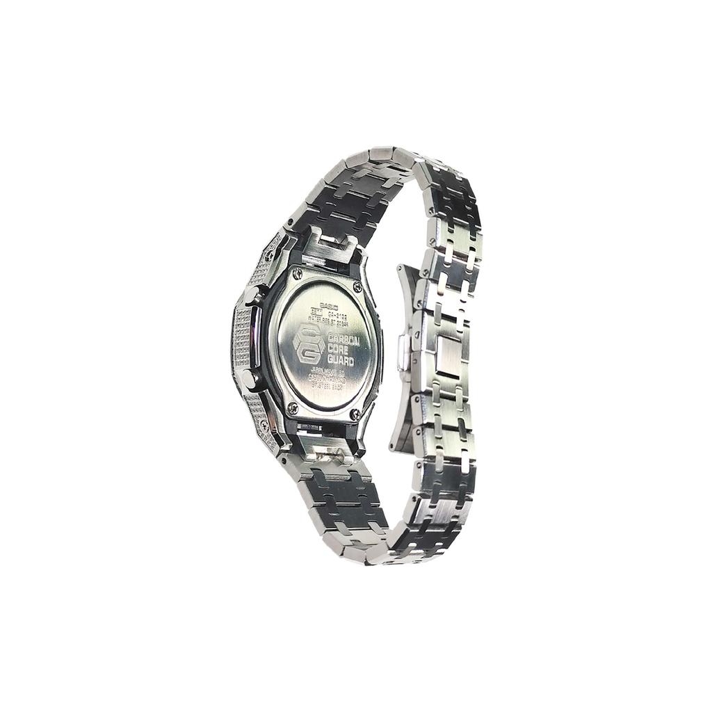 Casio Men Liquid Crystal,Analog Dual Display Series 44mm Blue Watch GA-2100-1A1(Watch3--)