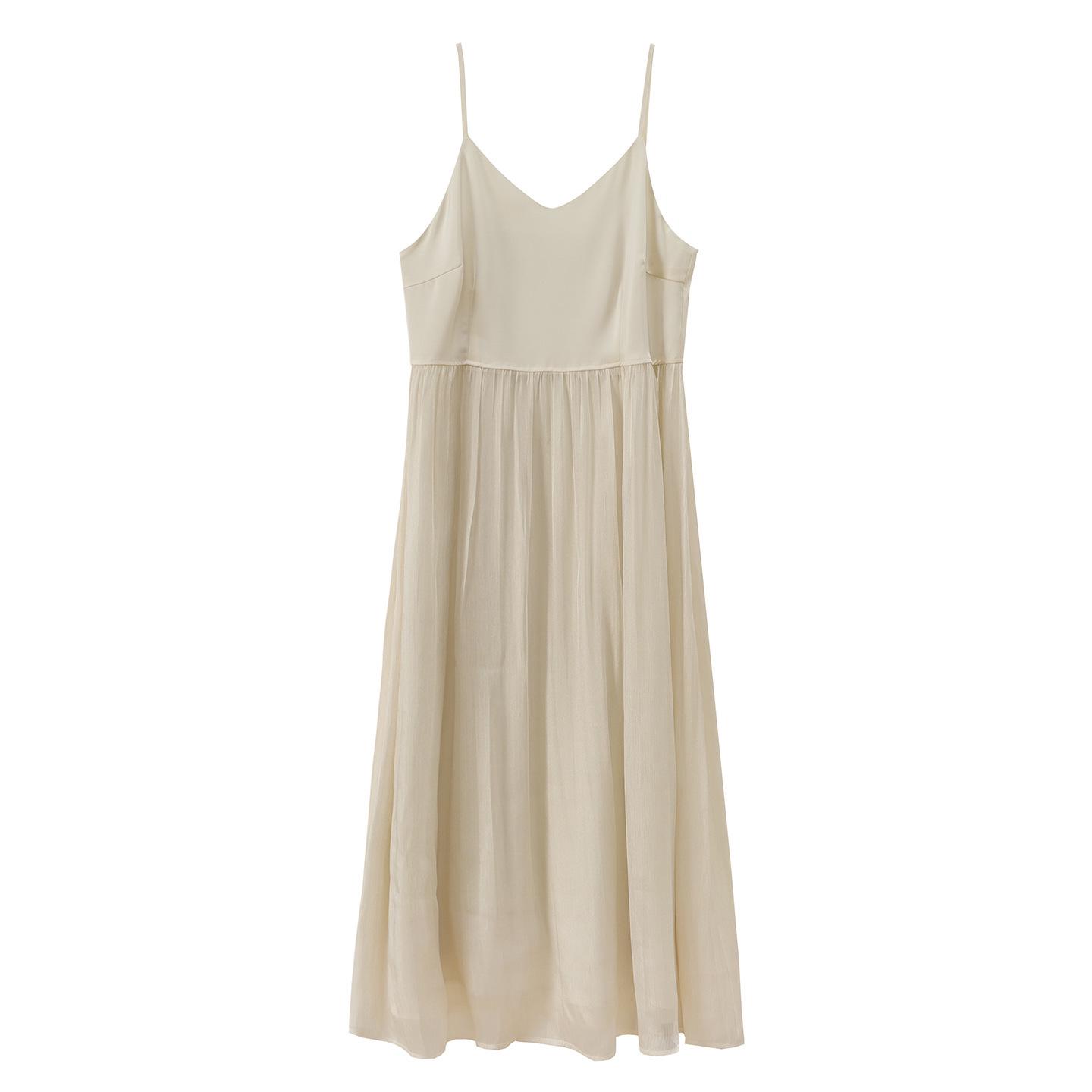 

Elegant Korean-Style Women s White Suit and Camisole Dress Set, Spring 2026 XL (130-150 lbs)