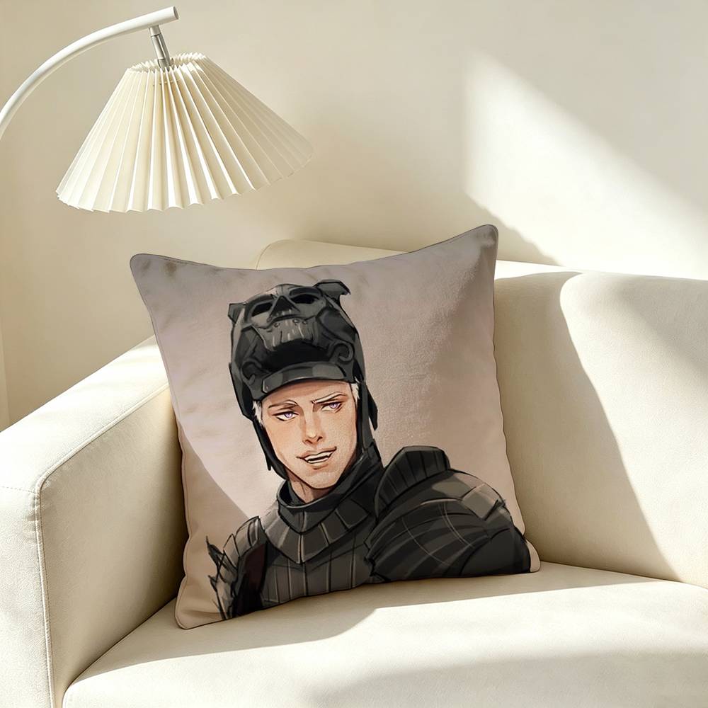 A-Aerion Targaryen Brightflame Square Double-Sided printed Pillow Case Bedroom Bedside Pillow Sofa Cushion Cover