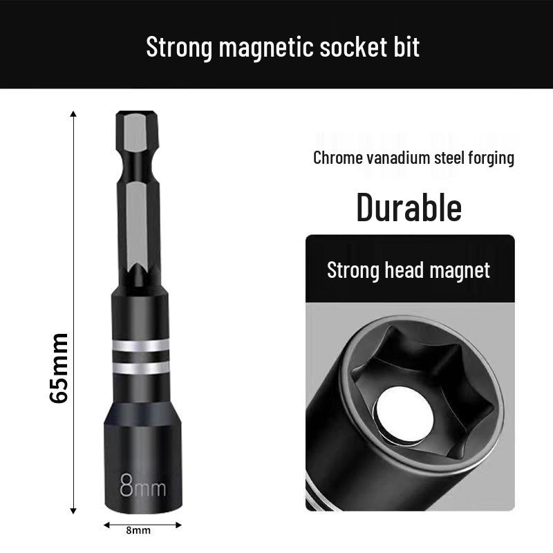 Non-Magnetic 9 & 14-Piece Socket and Hex Bit Set for Electric and Pneumatic Ratchets