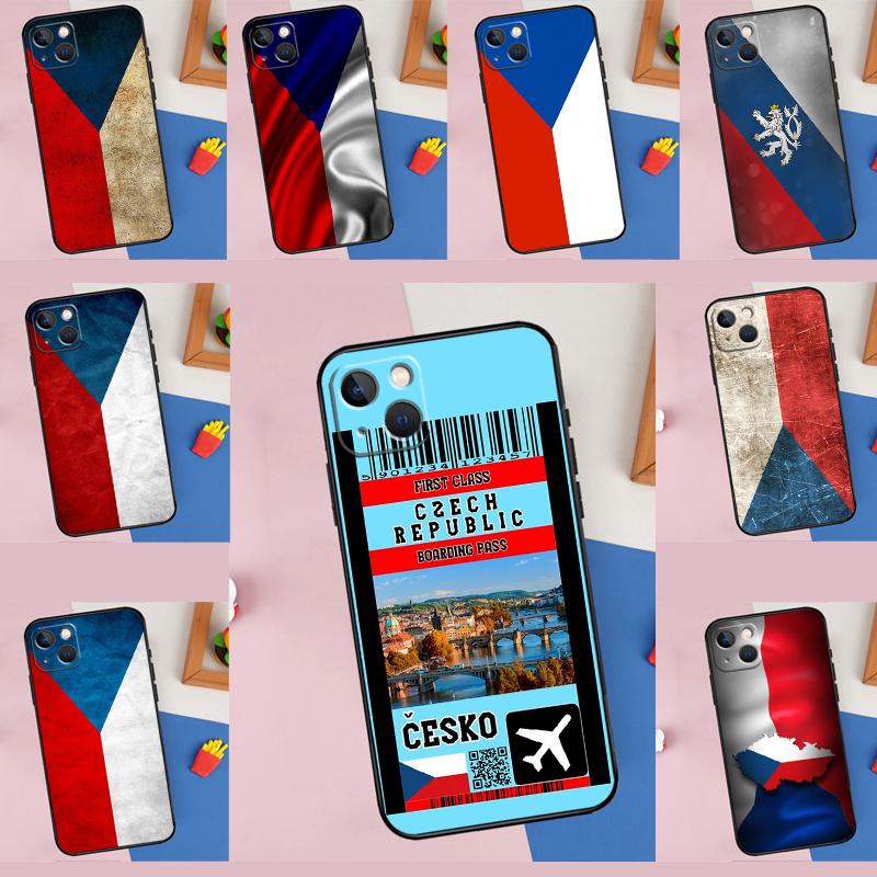 Czech Republic Czech Flag Phone Case For iPhone 15 14 16 Pro Max 11 12 13 Pro Max Mini XR 16e 16 15 Plus Bumper Cover