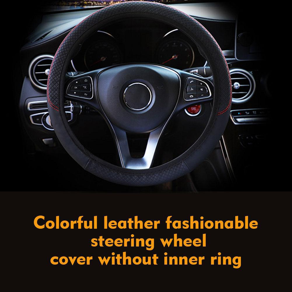 Auto Lenkradabdeckung Leder Rutschfeste Lenkradabdeckung 8 Farben