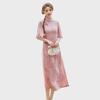 Eleganter rosa Ao Dai Cheongsam Rock - 2024 Sommer Light Style