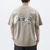 Summer American High-density Knitted Loose Fashion Printed Men's T-shirt Short-sleeved