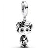 925 Silver Mermaid Princess Witch Flying Elephant Charm Beads DIY Jewelry Fashion Jewelry Accessories