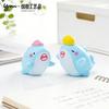2 Peças de Miniaturas de Tubarão Fofas Resina Pequenas Ornamentos de Estilo Curativo Mini Decorações de Animais para Acessórios de Carro Mesa?