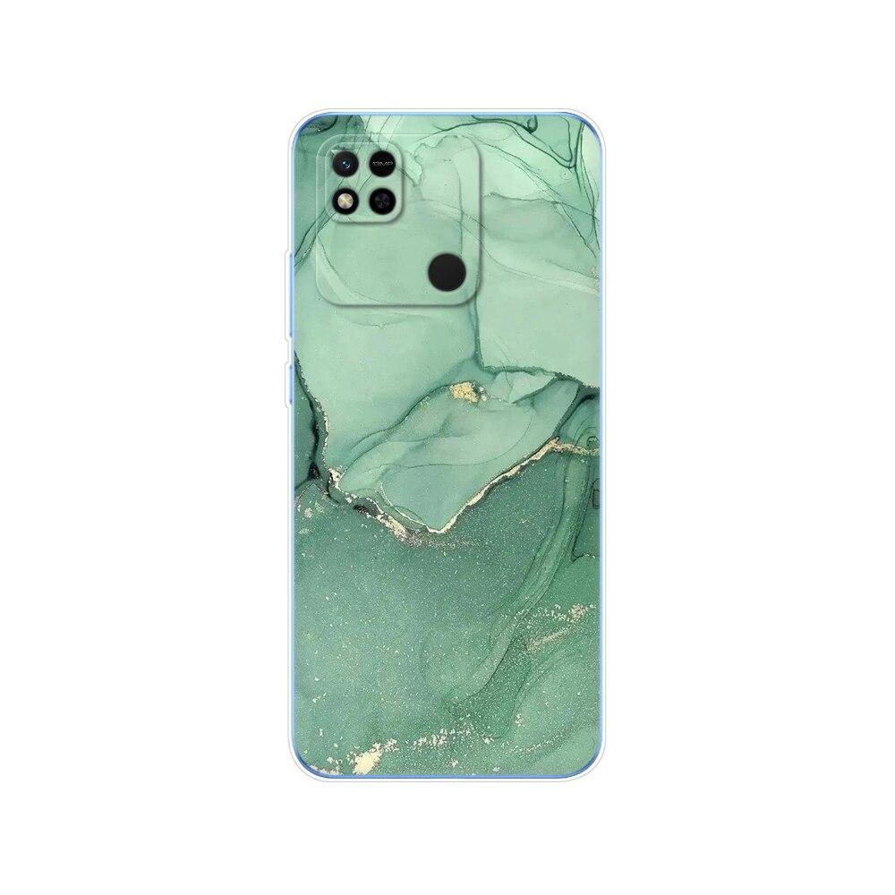 For Redmi 10A Case Back Cover For Xiaomi Redmi 10A Phone Case Redmi10A Bag Tpu Soft Silicon Protective Bumper Etui Funda Coque